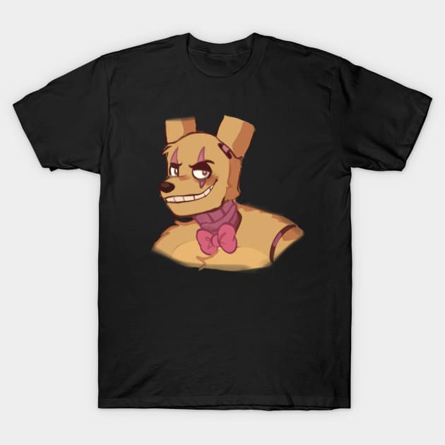 Springtrap and Deliah comic T-Shirt by secrettps